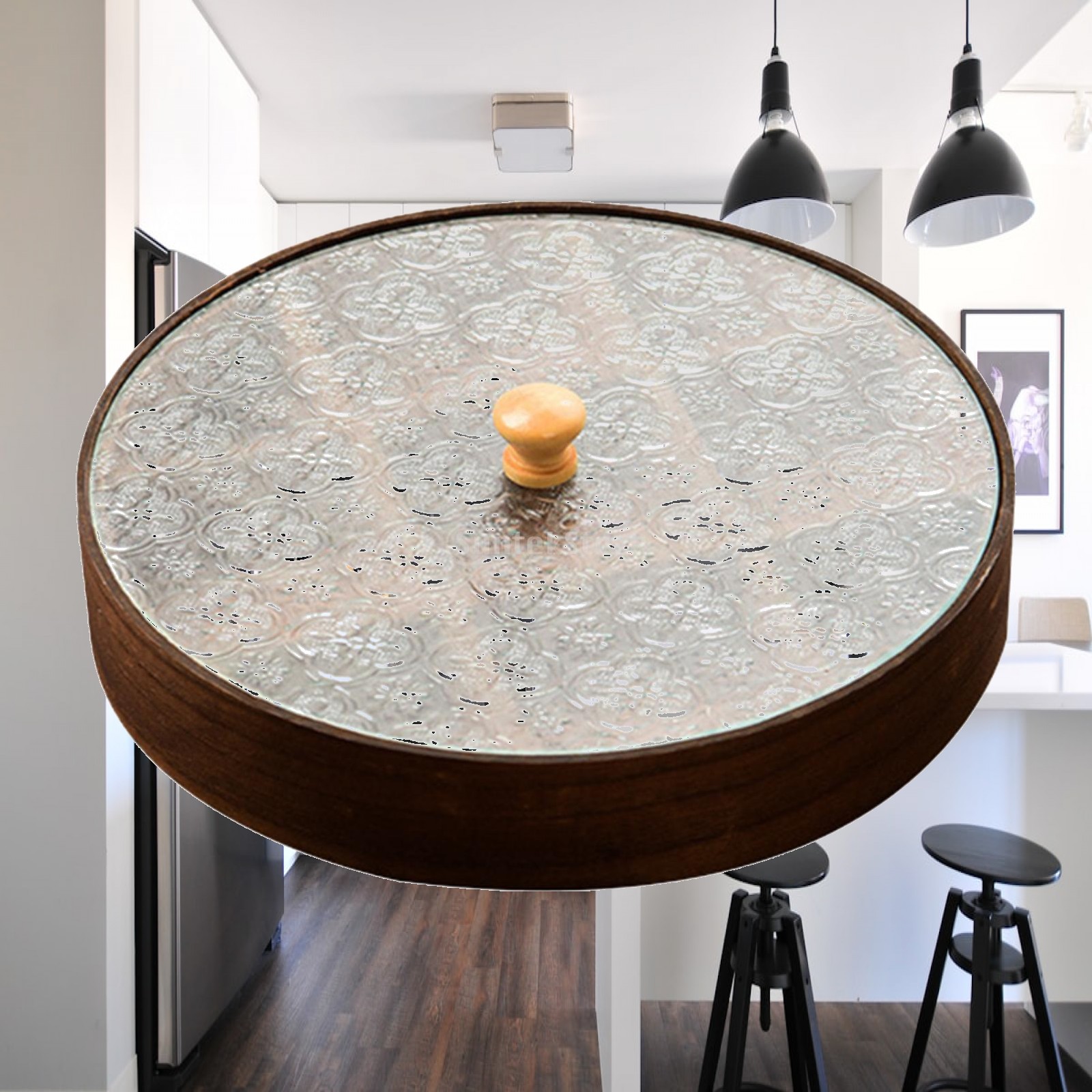 Food Platter Snacks - Houten serveerschaal met grote capaciteit en