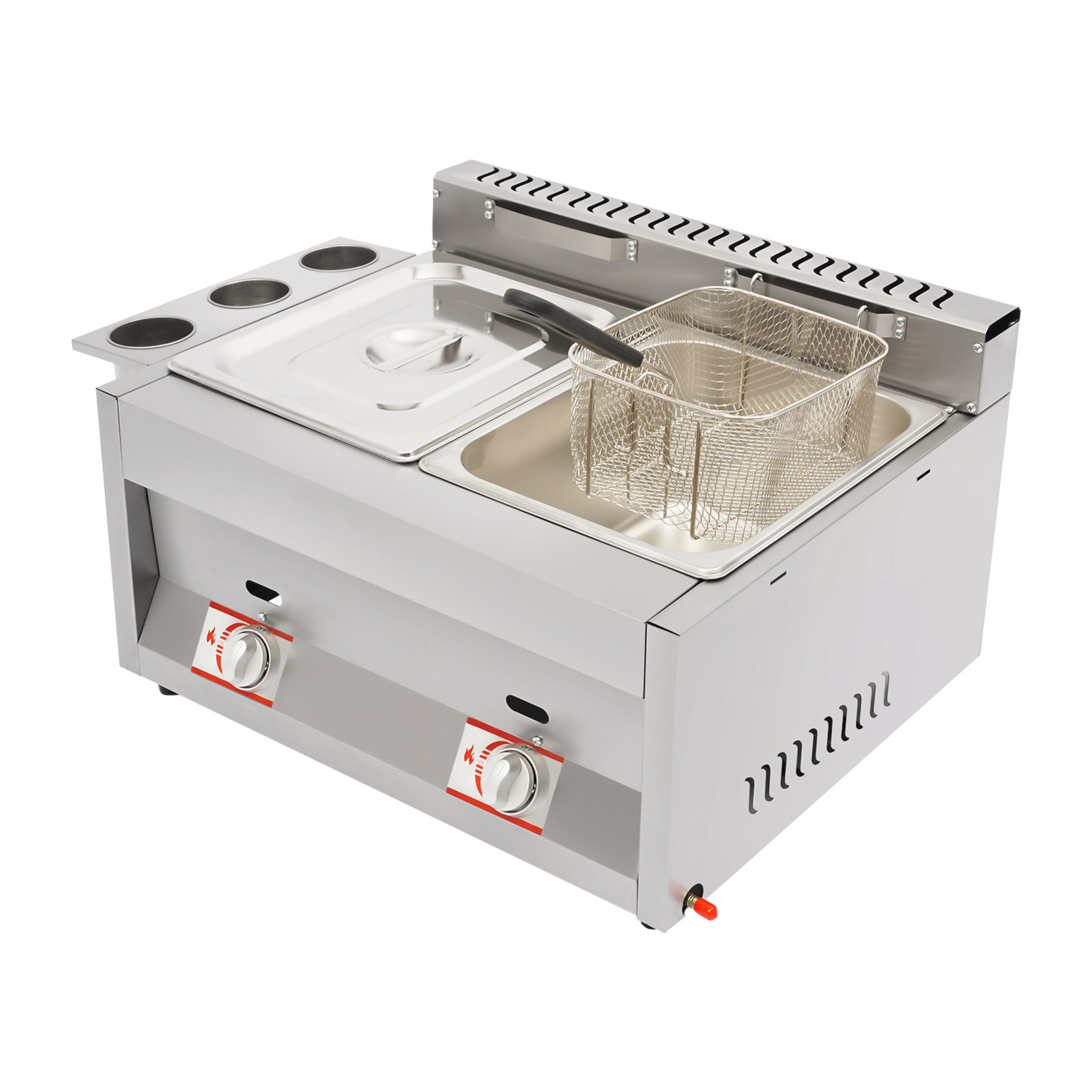 Food Snacks Catering - Commerciële friteuse met 2 tanks, 6,34