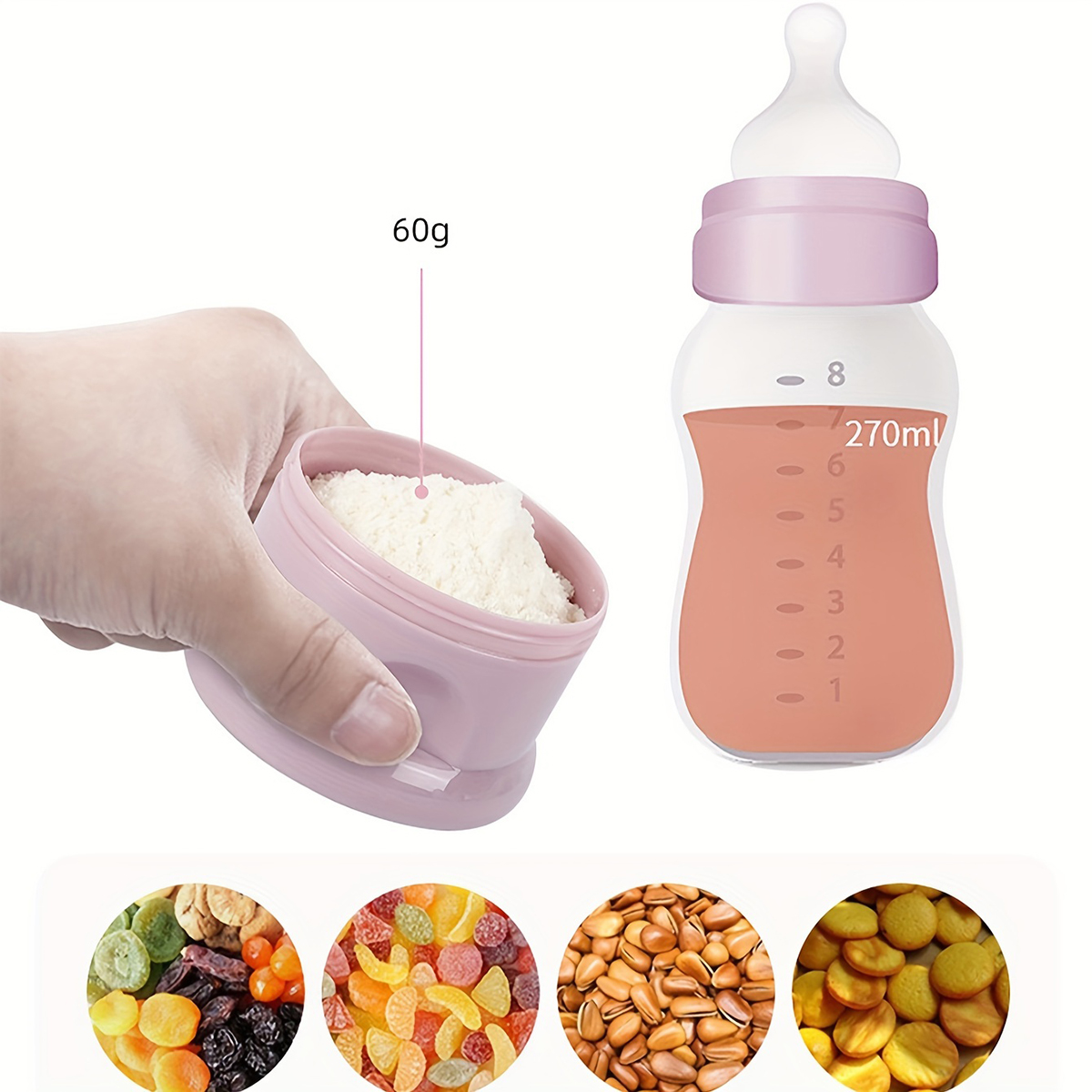 Babymelkpoedercontainer met gr - Food Snacks For 1 Year Old recensie en prijs