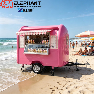 Straatverkoop ronde foodtraile - Food Snacks Catering recensie en prijs