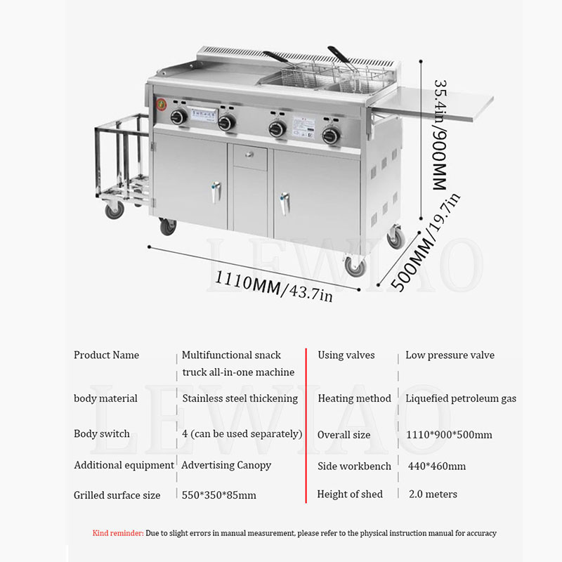 Mobiele voedselkar aanhanger r - Food Snacks Catering recensie en prijs