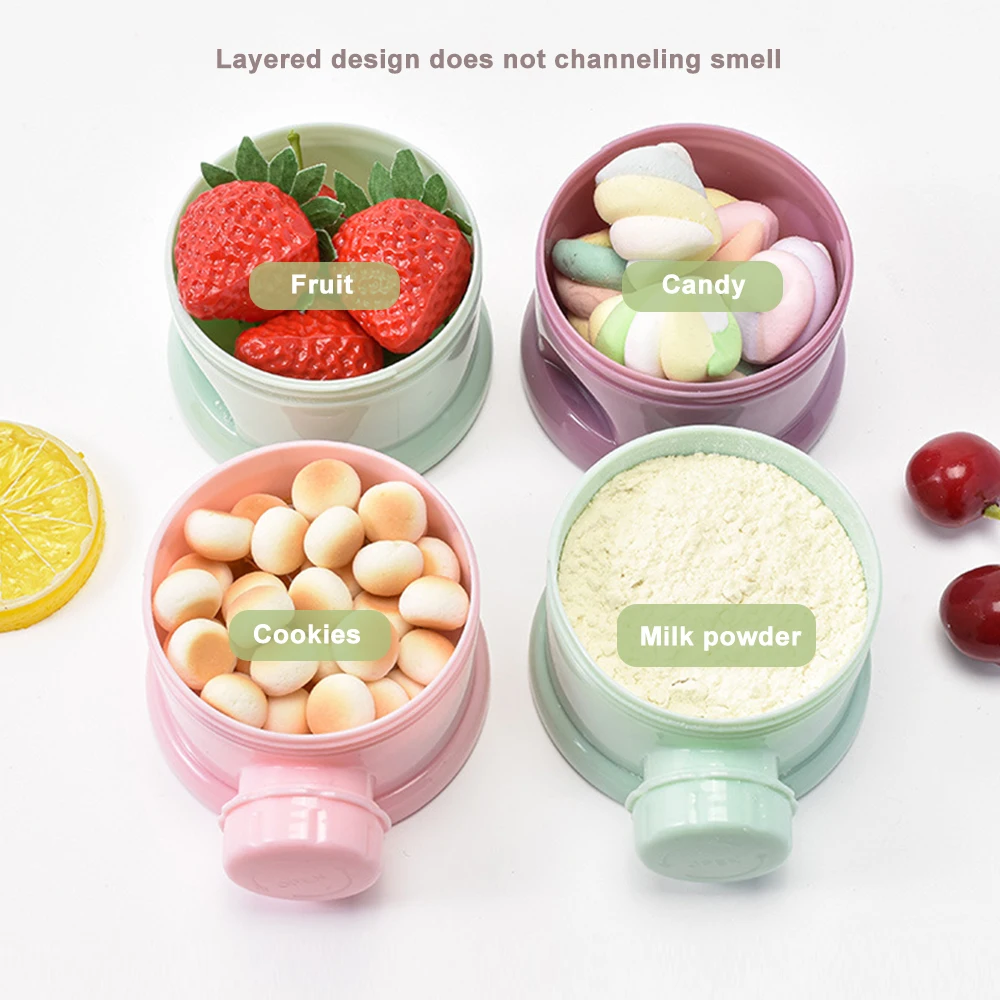 4 Laag Beer Stijl Draagbare Me - Food Snacks For 1 Year Old recensie en prijs