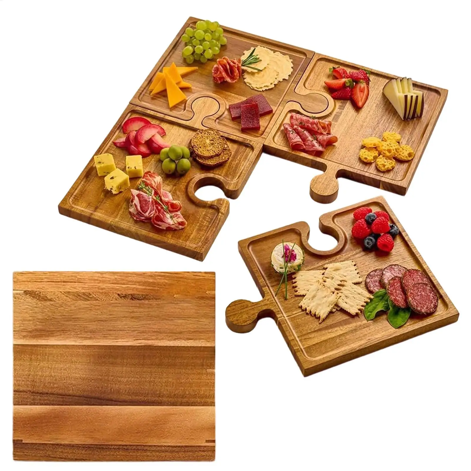 Houten charcuterieplank, serve - Food Platter Snacks recensie en prijs