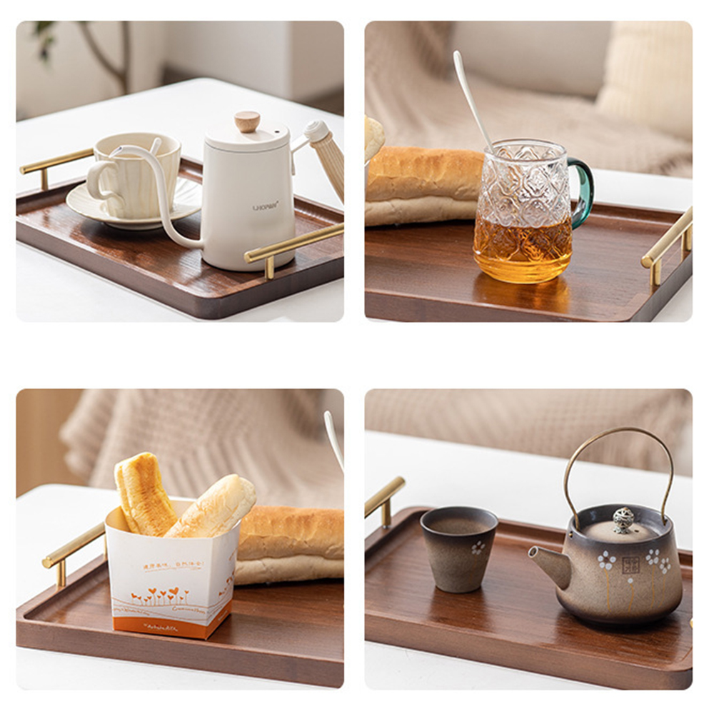 Houten dienblad met handgrepen - Food Platter Snacks recensie en prijs