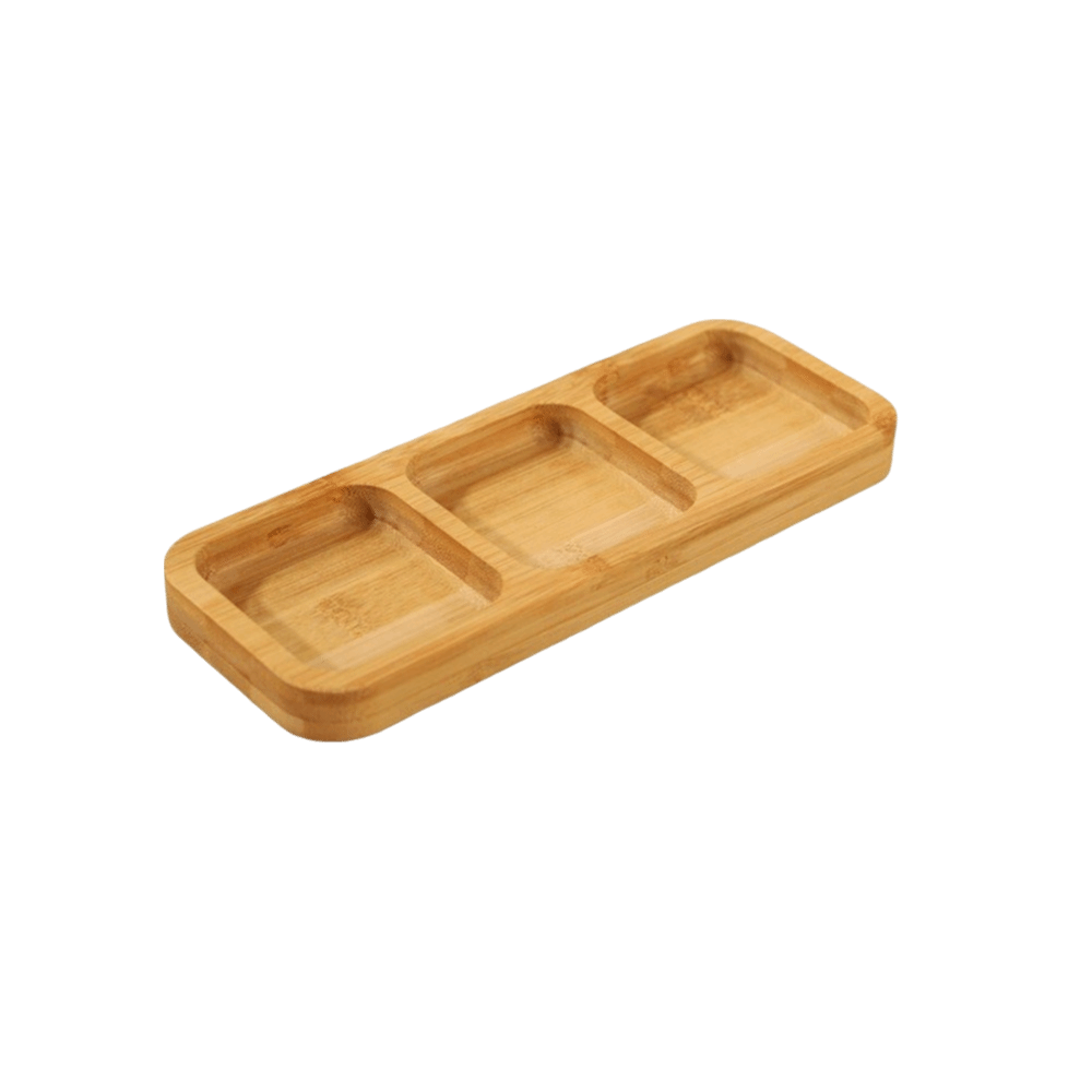 Natuurlijke bamboe dienblad me - Food Platter Snacks recensie en prijs