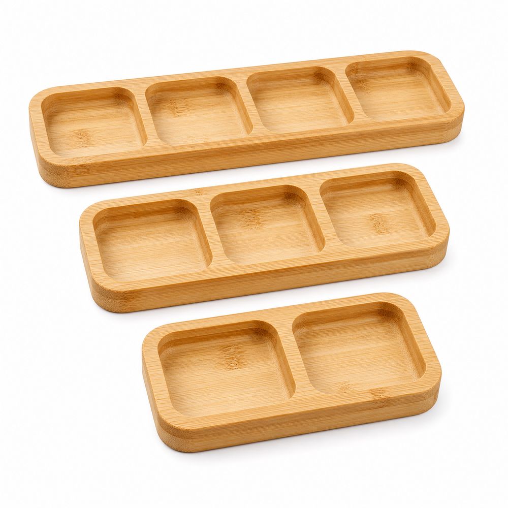 Natuurlijke bamboe dienblad me - Food Platter Snacks recensie en prijs