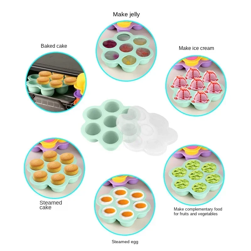 Herbruikbare gel-siliconenvorm - Food Snacks For 1 Year Old recensie en prijs