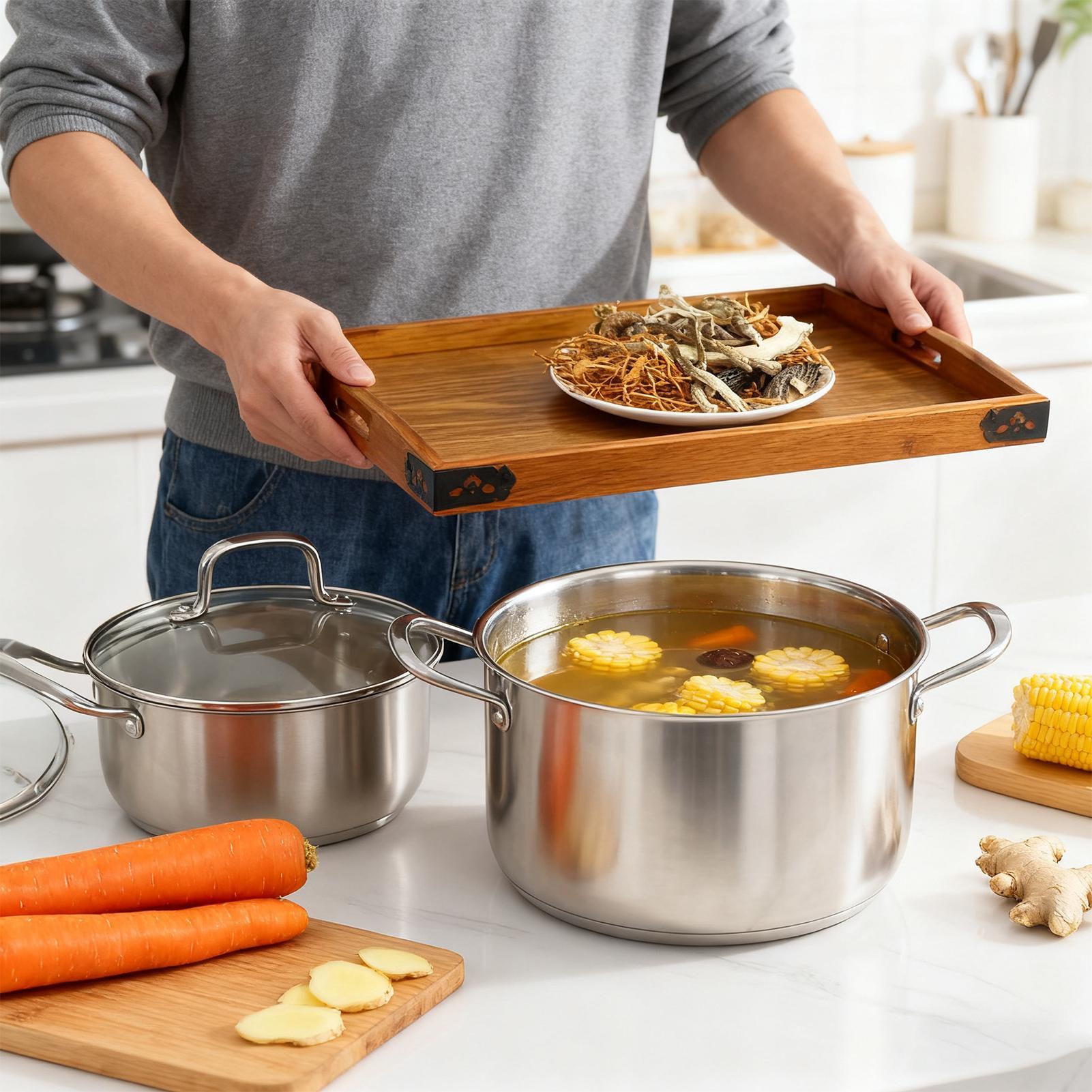 Houten dienblad met handgrepen - Food Platter Snacks recensie en prijs